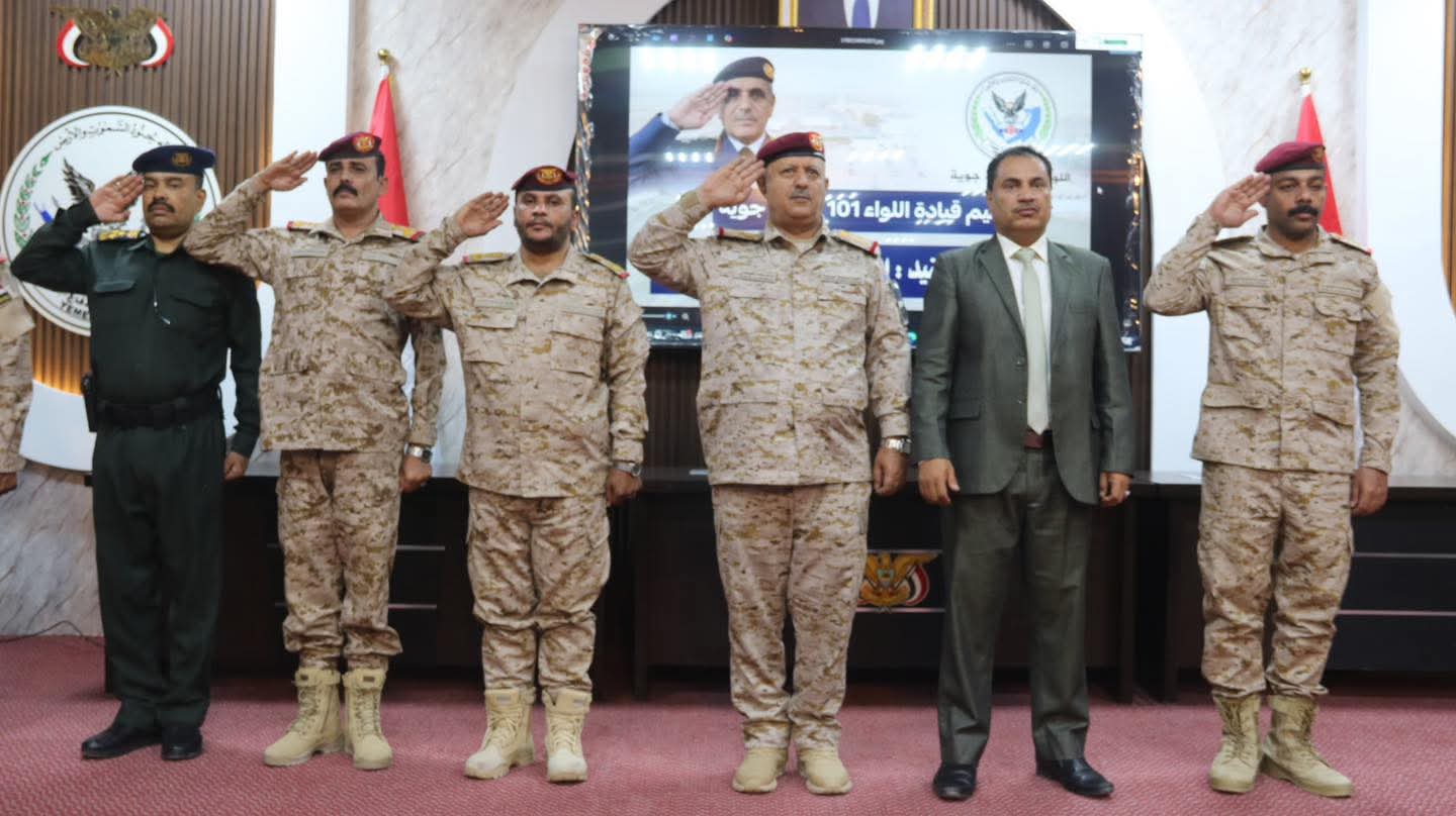 سيئون.. فعالية تأبيني لقائد القاعدة الجوية في مطار سيئون بحضور قائد المنطقة العسكرية الأولى
