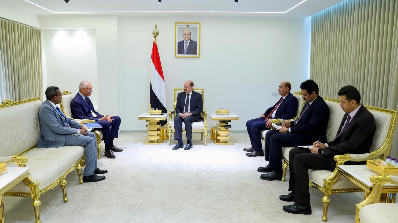 رئيس الوزراء وزير الخارجية يستقبل في عدن المنسق المقيم للأمم المتحدة