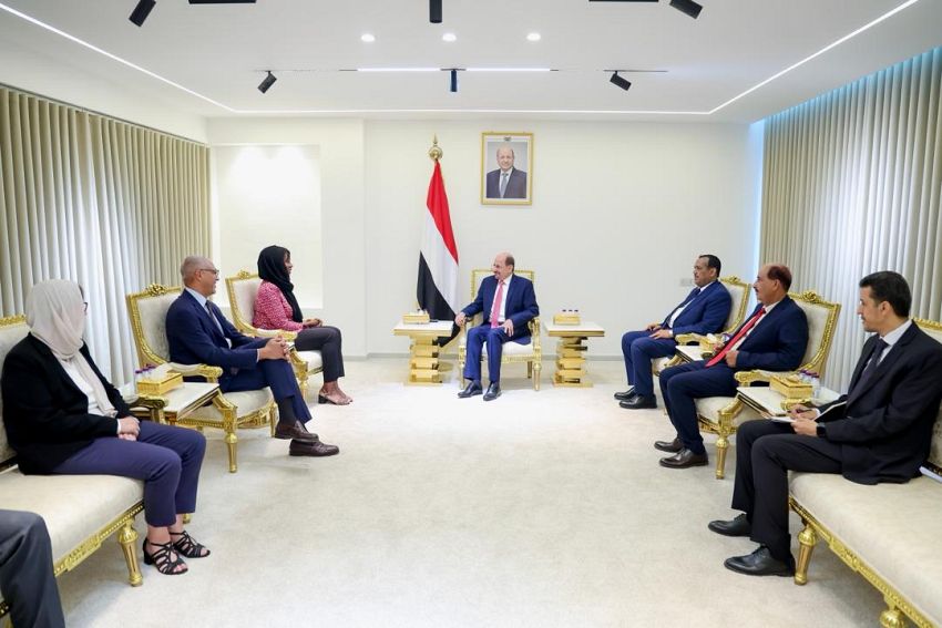 رئيس الوزراء وزير الخارجية يستقبل في عدن وفد مكتب تنسيق الشؤون الإنسانية بالأمم المتحدة