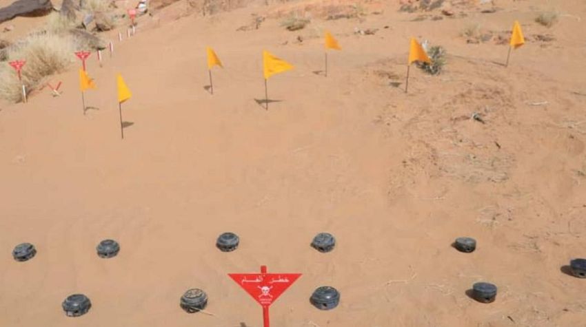 “مسام” ينزع أكثر من 5653 لغم وذخيرة في اليمن خلال يوليو